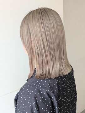 エンクス 天王町店(enx) ホワイトグレージュデジタルパーマミニウルフ天王町HA612