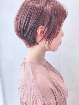 セイドット リー(Say. Ree) Say.ひし形ショートくびれショートレイヤーベビーピンクベージュ