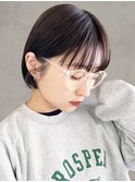 20代30代40代耳掛けミニボブ小顔補正立体カット