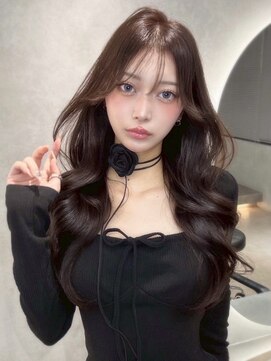 オニキス(ONYX) C109韓国ヘアーレイヤーカットくびれ巻き透明感グレージュ表参道