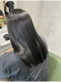 髪質改善カラー/オリーブグレージュ