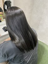 アーモンド 米子店(Au monde)&nbsp;髪質改善カラー/オリーブグレージュ