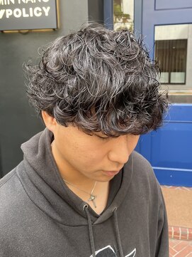 ミンナノポリシー(MIN NANO//POLICY) くせ毛風/シャドウパーマ