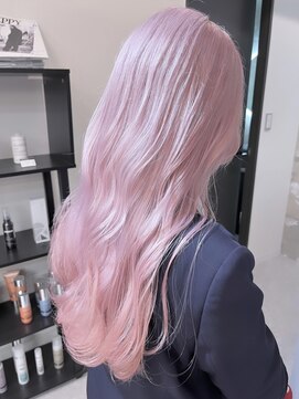 ベレーザ 渋谷神南(Beleza) ミディアムヘア/デザインカラー/ホワイトピンク/渋谷