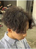 熊本メンズサロンシャドウパーマ波巻きパーマ波巻きスパイラル
