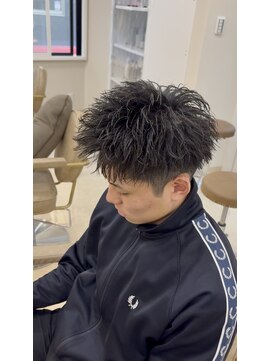 ラナン(Ranun) 2ヶ月前のパーマを活かしたショートスタイル