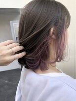 エストアール フクオカ 福岡博多店(est-r. Fukuoka)&nbsp;ヴァイオレットピンク×外ハネボブ
