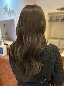 ヘアーサロン リアン 熊谷2号店(hair salon Rien) 透け感オリーブグレージュ☆