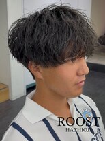 ルースト 八王子店(ROOST)&nbsp;MEN'SHAIR/シャドウパーマ/カラートリートメント/シェービング