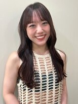 リサヘアーデザイン(RISA HAIR DESIGN)&nbsp;チョコレートブラウン 顔周りカット 髪質改善 韓国くびれヘア