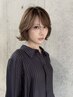 【shogo指名】似合わせデザインカット+透明感艶カラー+髪質改善補修TR　￥9900