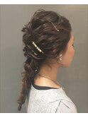 ダウンスタイルアレンジ 小田彩乃