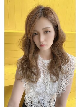 クーエフー(coo et fuu) フリンジウェーブのセミロングでカジュアルに♪藤沢2