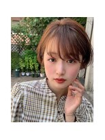 ジジ 代々木(Gigi)&nbsp;[代々木]ナチュラルピンクスイートAラインの甘辛ショートボブ