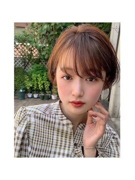 ジジ 代々木(Gigi) [代々木]ナチュラルピンクスイートAラインの甘辛ショートボブ