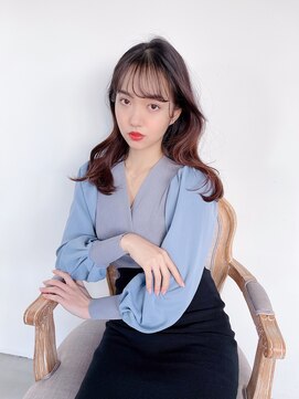 エレノア トーキョー 恵比寿(ELEANOAH TOKYO) ヨシンモリ#黒髪ショートパーマエアリーミディホワイトアッシュ