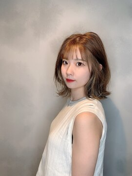 イーラ(era) 《era》ショコラベージュ　大人可愛い　ふわ外ハネボブ　みわ