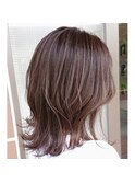 極細大人ハイライト×くびれヘア/ビジネスカジュアル◎30代40代