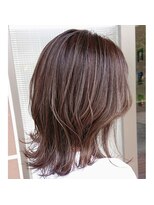 ファースト 東仙台店(first) 極細大人ハイライト×くびれヘア/ビジネスカジュアル◎30代40代