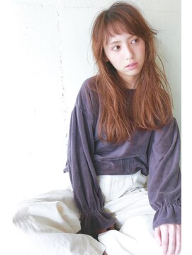 コンビネーション(combination) プリカール ニュアンスパーマ デジタルパーマ オレンジブラウン