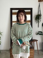 トネリコ(toneriko)&nbsp;ボブとミディアムの間くらいのパーマ