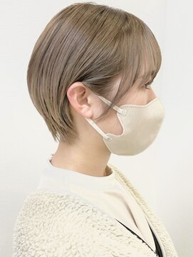 ジェムヘアスタジオ 湘南平塚南口店(Gem Hair Studio) Gem Hair Studio 姉崎 かわいい丸みマッシュショート