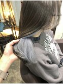 アッシュブルー!インナーカラー◎