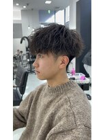 ネクスト 静岡店(NEXT)&nbsp;MEN'S HAIR カルマパーマ ダークアッシュ ニュアンスパーマ