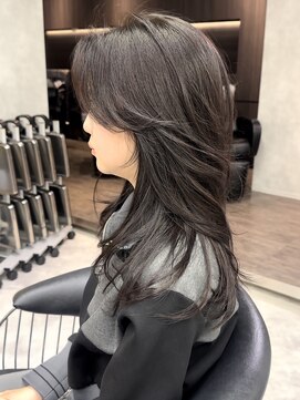 シティ(CITY) かきあげ前髪 色気レイヤー 表参道