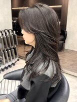 シティ(CITY) かきあげ前髪 色気レイヤー 表参道