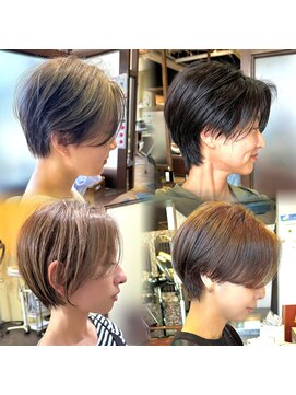 ハピネス クローバー 学園前店(Happiness CLOVER) ☆イメチェン大人かわいい★30代40代50代ショートボブハイライト