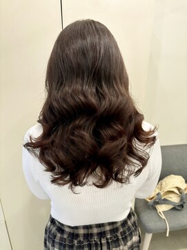 エフィールリアモ(afeel riamo) コテ巻き風パーマ/レイヤーカット/髪質改善/韓国風ヘア