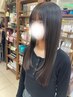 ドライカット＋前髪ストレート＋濃密トリートメント￥12000→￥8800