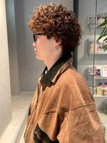 メンズサロン ブロック(Men's Salon bloc) プードルパーマ 強めパーマ ツーブロック 束感 20代 スパイラル