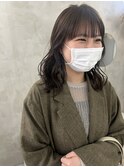 グレージュ/トリートメント/艶カラー/透明感カラー/暗髪