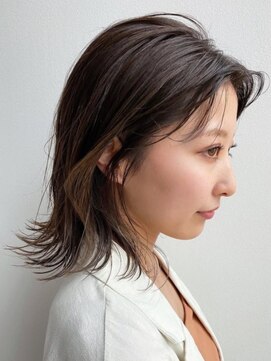 アリーズ シブヤ(ALLYS shibuya) 顔周りレイヤー/似合わせカット/ナチュラルブラウン