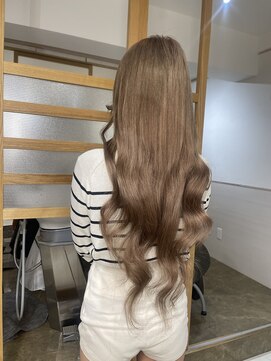 ミオ バイ レニア(mio by ReniA) ベージュカラー、ミィミィエクステ160本