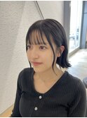外はねボブ×シアーグレージュ