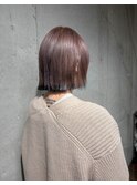 裾カラーハイトーン艶髪