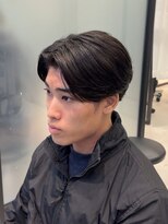 エクシア 西梅田店(EXCIA)&nbsp;曲がる縮毛矯正で毛流れセンターパートに！