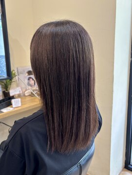 アルター(aL ter) 【暗めブラウンカラー】くびれヘア/中島真里奈