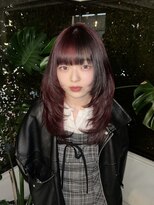 キイ 原宿 表参道(K.e.y)&nbsp;デザインカラー/ボルドーカラー/シャギレイヤー/エンドカラー