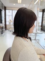 ウィル 西宮店(WiLL)&nbsp;【大人可愛い20代30代40代】ダークブラウン外ハネボブ