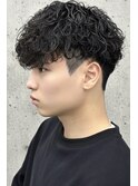 波巻きパーマ75%