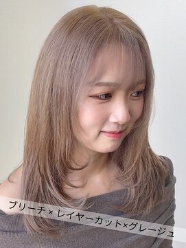 サラジュ 仁川店(SARAJU) 【ブリーチ特化】今田担当 ブリーチあり×グレージュ