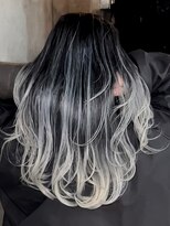イル プラス 原宿(iLe.+) バレイヤージュ/ホワイトグレージュ/レイヤーカット