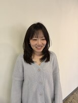 ペグ(Peg)&nbsp;20代30代大人美人小顔韓国ヘアミディアムレイヤー
