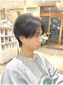 韓国風ナチュラル毛流れセンターパート