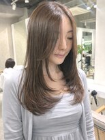 ナナローネス 渋谷(nana loness) 韓国風くびれロングレイヤー×柔らかベージュ
