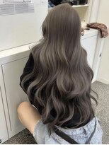 ネハス 名古屋栄店(nehus.) ミルクティーベージュブリーチなしダブルカラーレイヤーカット